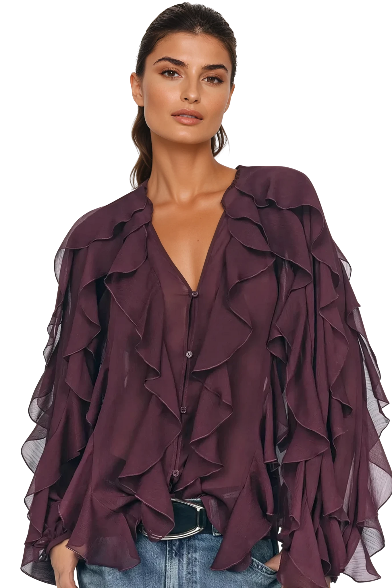 CBR™ | PURE DESIRE Ruffle Blouse