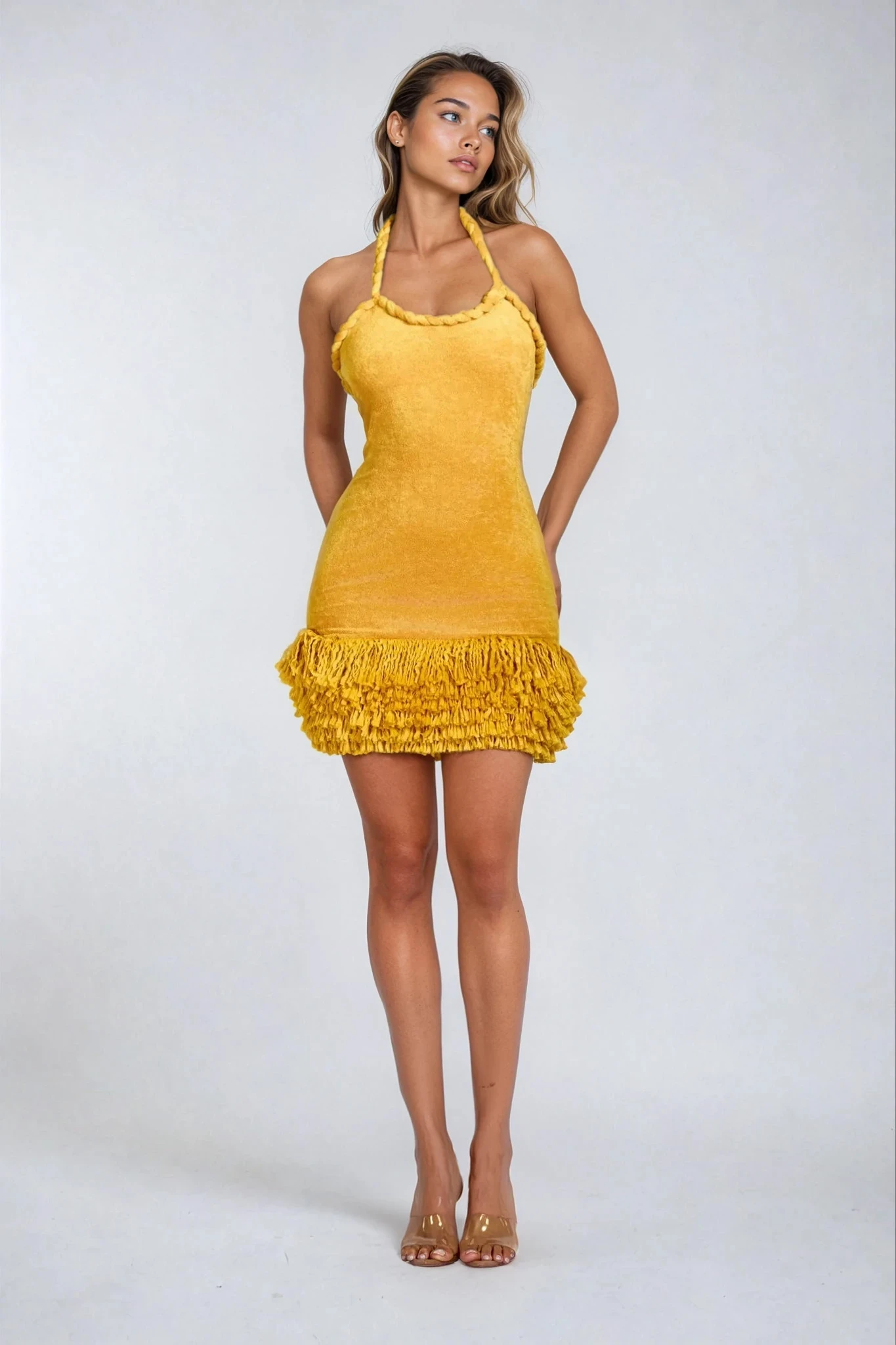 CBR™ | AZURA Halter Mini Dress