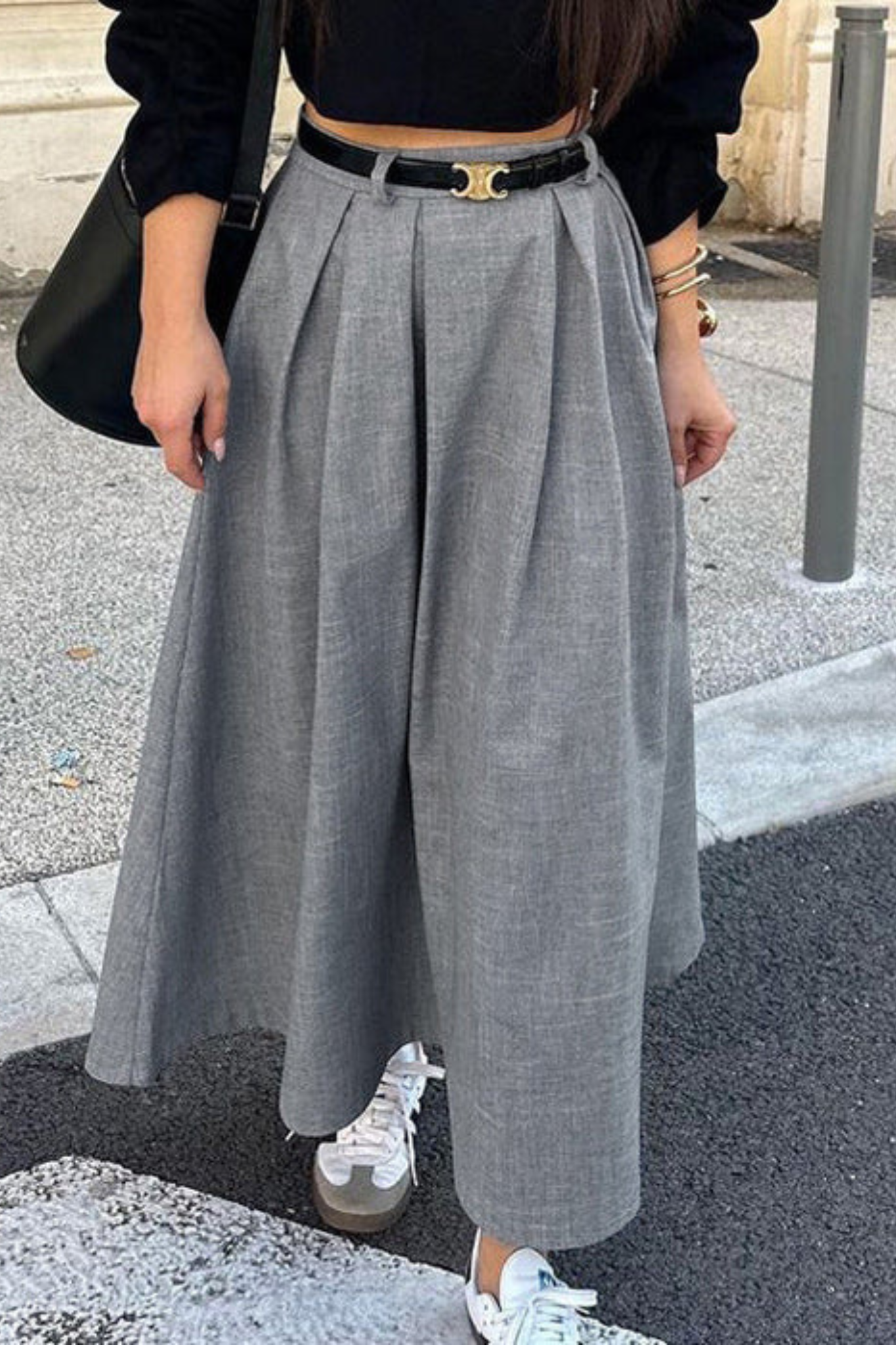 CBR™ | Isabella - Long Pleated Skirt with High Waist
